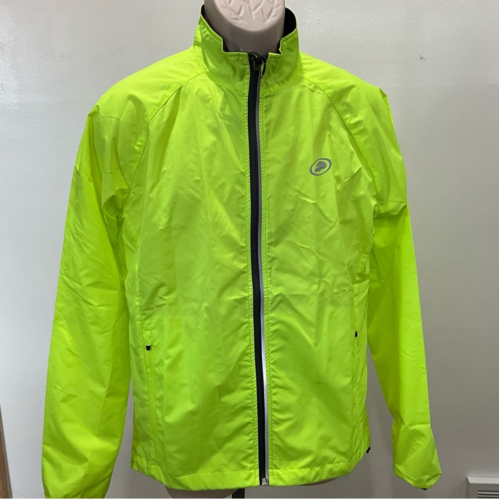 NWT Performancebike HI-VIS Yellow Jacket with Zipper Small